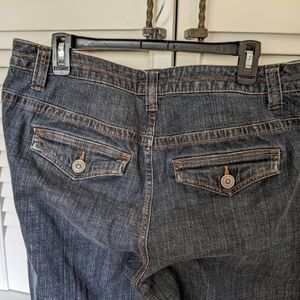 Venezia stretch jeans.  Wide-leg. Sz 16/ 2.